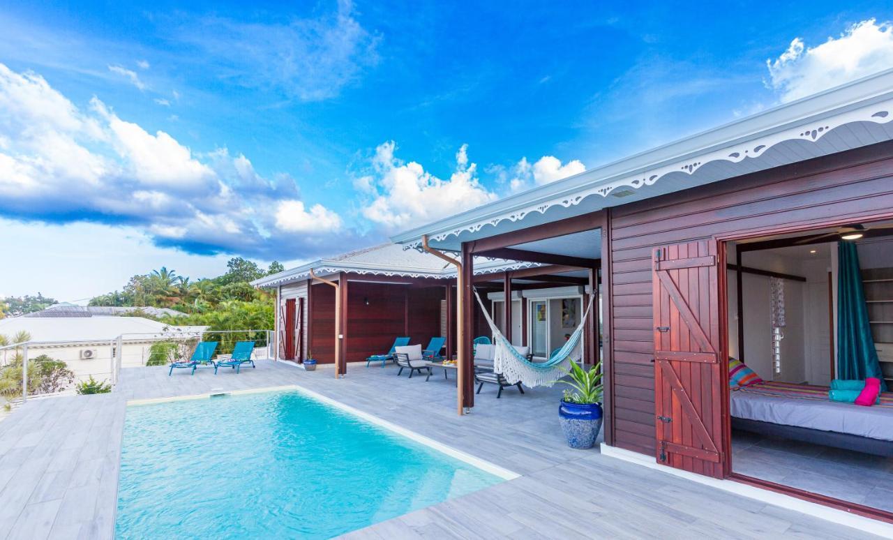 Lala Mangue-4Chambres-8Pers-Piscine Privee-Vue Mer Sainte-Rose Exterior foto